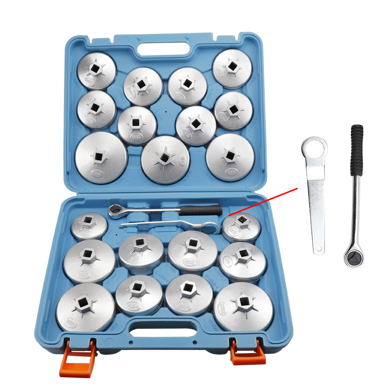 24Pcs Professional Oil Filter  - Oil Filter Wrench recension och pris