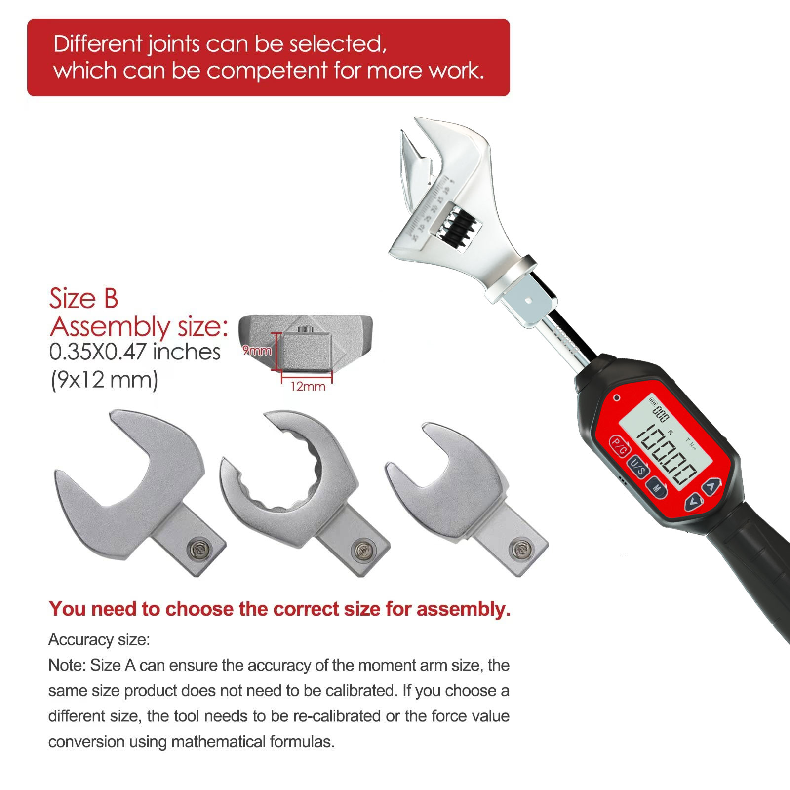 Adjustable 3-100 Nm  Digital T - Torque Wrench Digital recension och pris