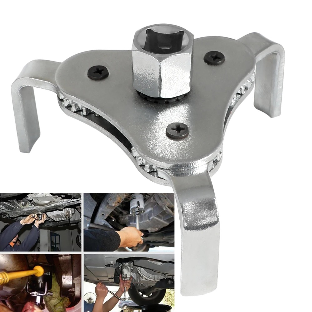 Universal Adjustable 3 Jaw Oil - Oil Filter Wrench recension och pris