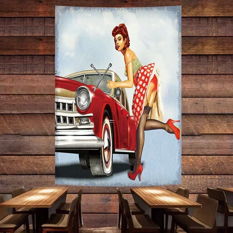 Vintage Car Repair Service Pos - Auto Repair Shop Banners recension och pris