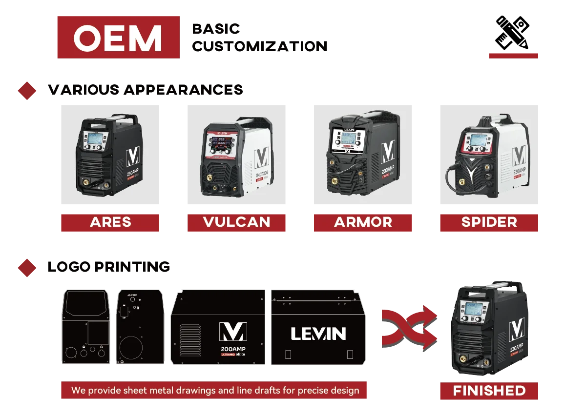 MSLEVIN OEM ODM XTRAMIG Synerg - Tig Welder Machine recension och pris