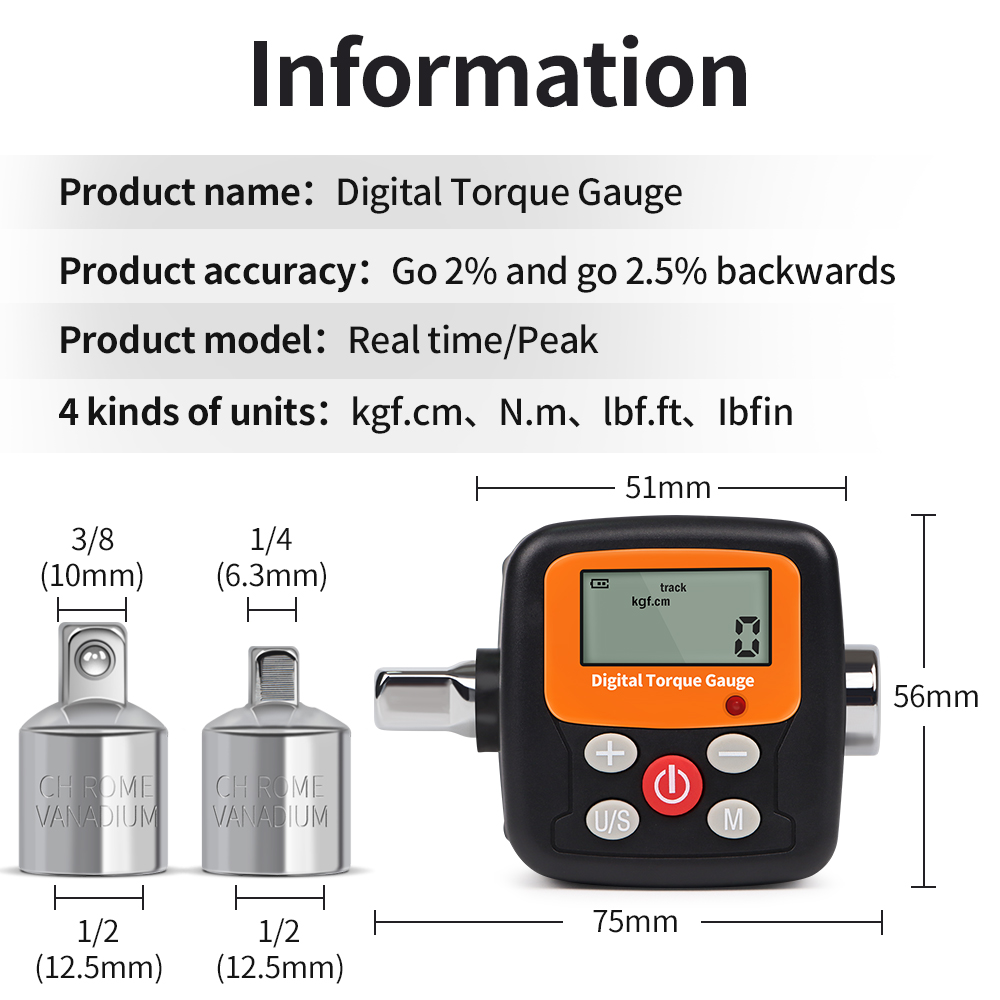 High Precision Mini Torque Met - Torque Wrench Digital recension och pris