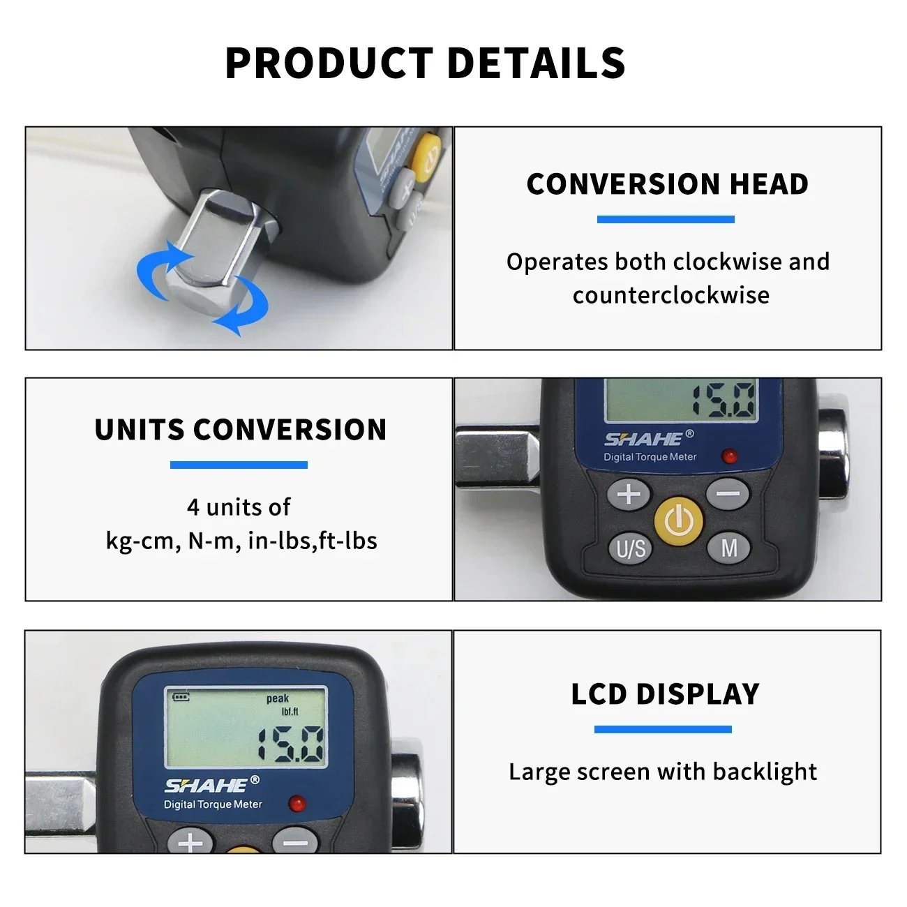 Shahe Digital Torque Wrench Ad - Torque Wrench Digital recension och pris