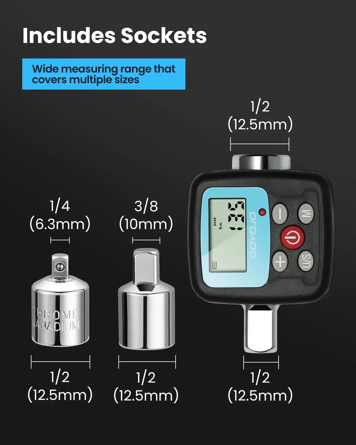 GOYOJO Digital Torque Wrench A - Torque Wrench Digital recension och pris