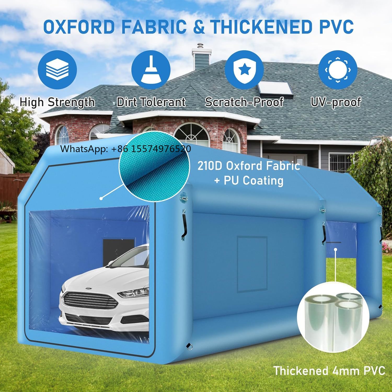 2026 - Custom-made giant white - Inflatable Paint Booth recension och pris